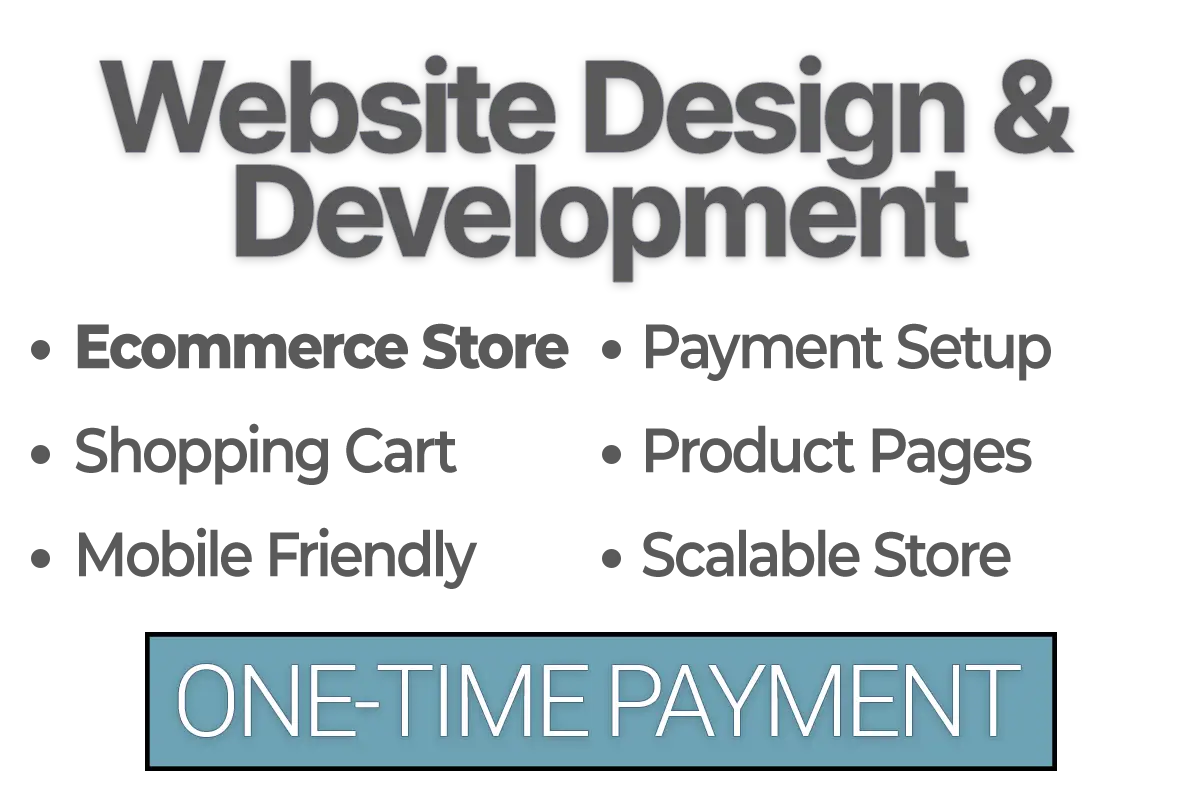 Website Design & Development – Ecommerce Store