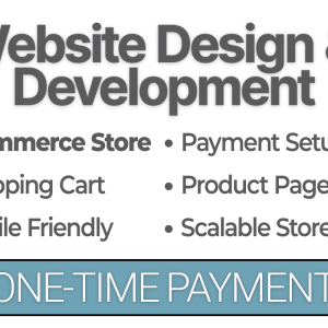 Website Design & Development – Ecommerce Store